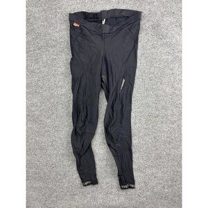 Assos Cycling Leggings Men Large Black Thermal Footless Fleece Lined Switzerland